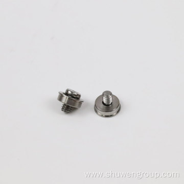Stainless steel SEMS screw and washer assemblies